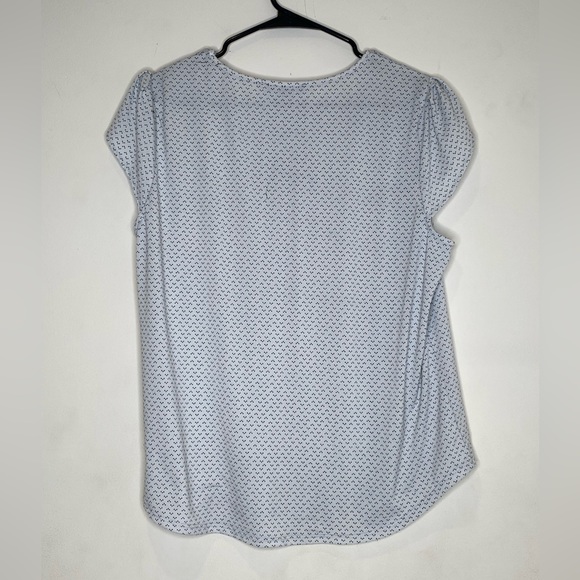 ADRIANNA PAPELL gray blouse top shirt size XL - Picture 3 of 7